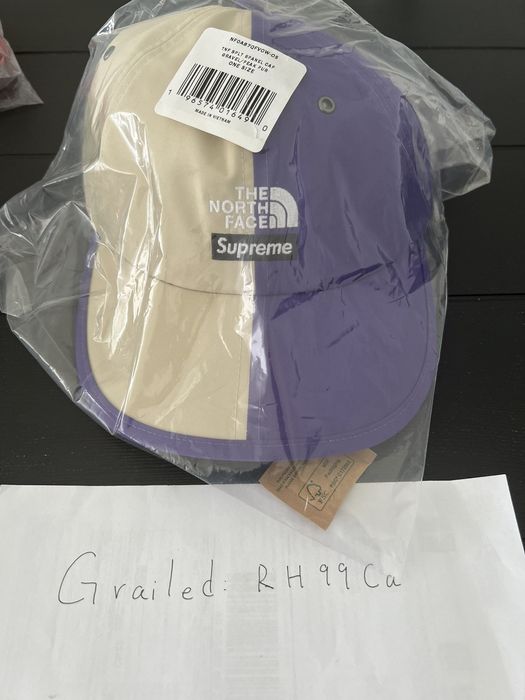 Supreme Supreme The North Face Split 6-Panel Natural Purple | Grailed