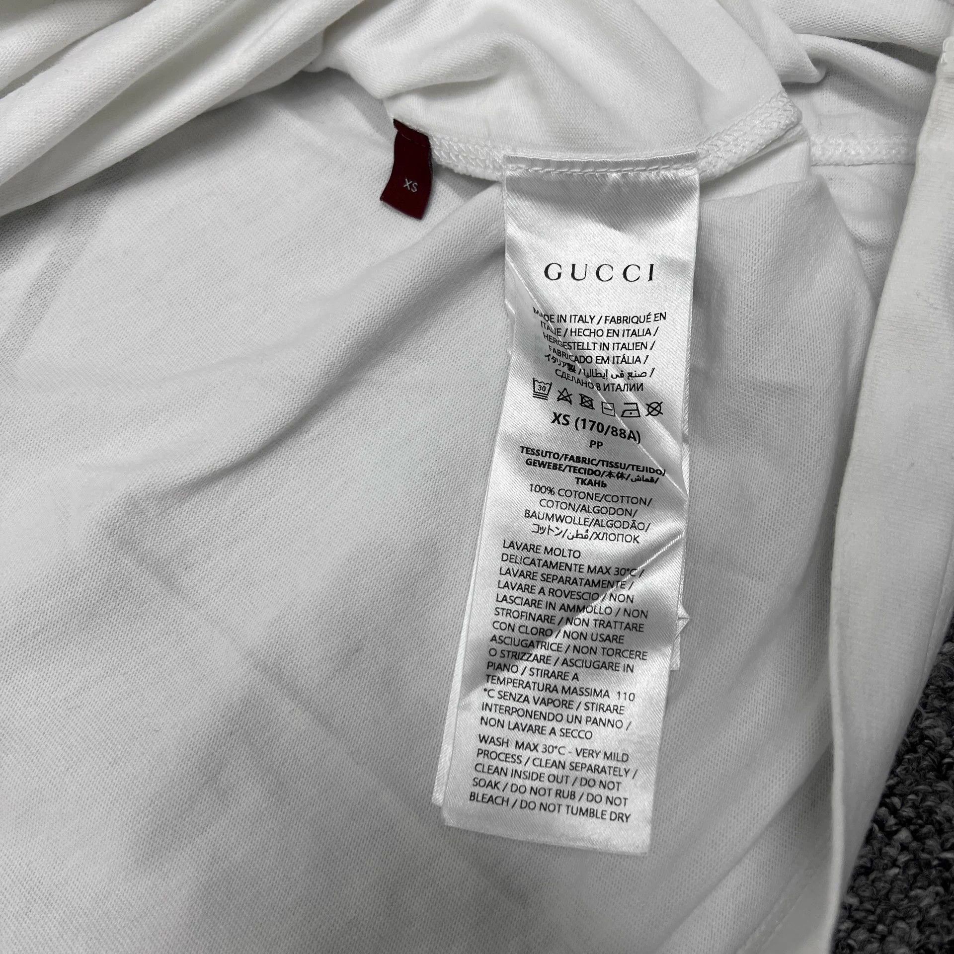 Gucci Gucci Star Oversized Tee 6 Logos Chest Melting XS 99 New Size US XS / EU 42 / 0 - 8 Thumbnail