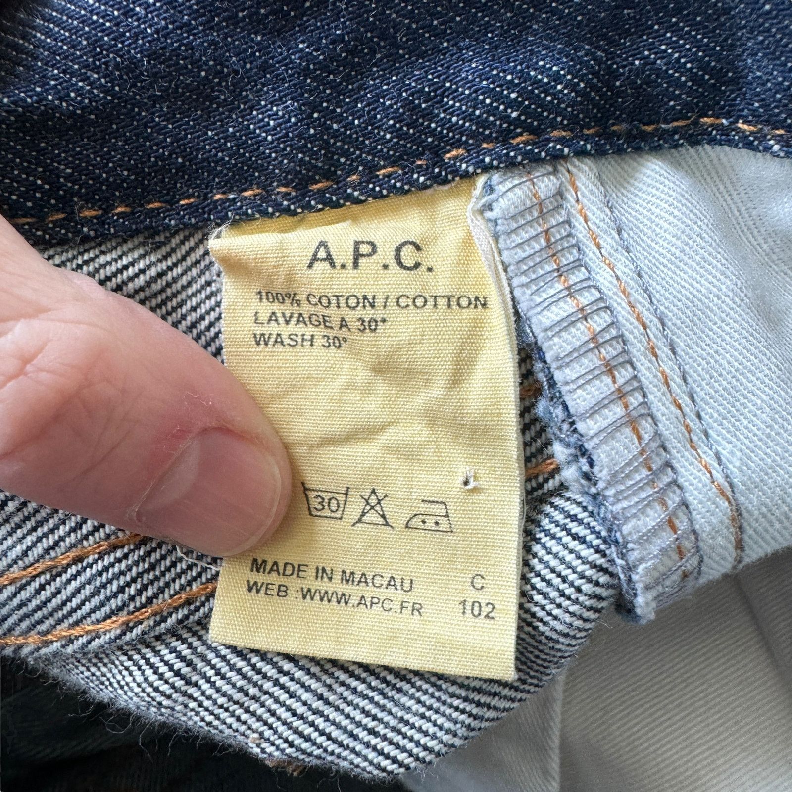 A.P.C. A.P.C. Rue de Fleurus Paris New Cure Jeans Dark Wash Size US 28 / EU 44 - 5 Thumbnail