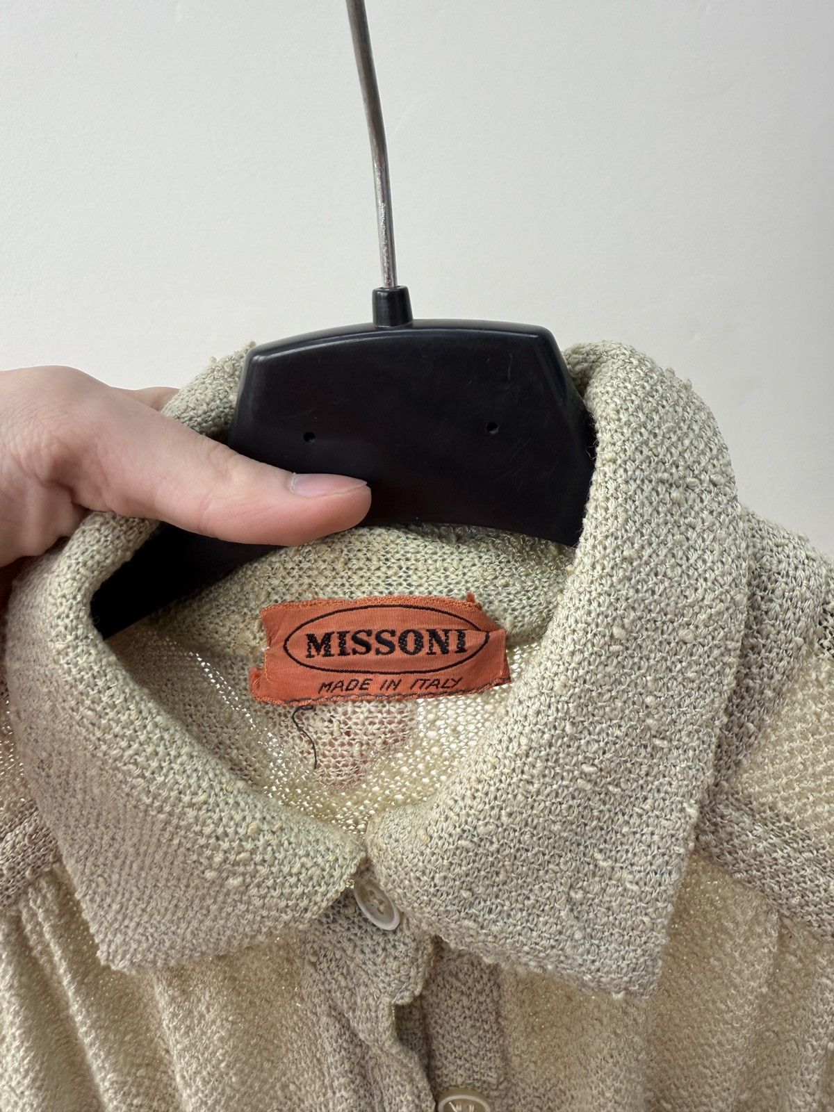 Missoni Vintage Missoni Made in Italy Knit Coral Detail Button Up Size M / US 6-8 / IT 42-44 - 6 Thumbnail