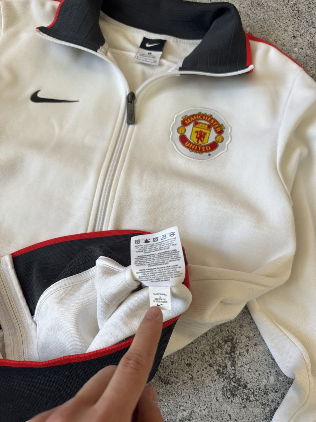 Nike Nike Manchester United Jacket Training Soccer Top Full Zip Size US S / EU 44-46 / 1 - 5 Thumbnail