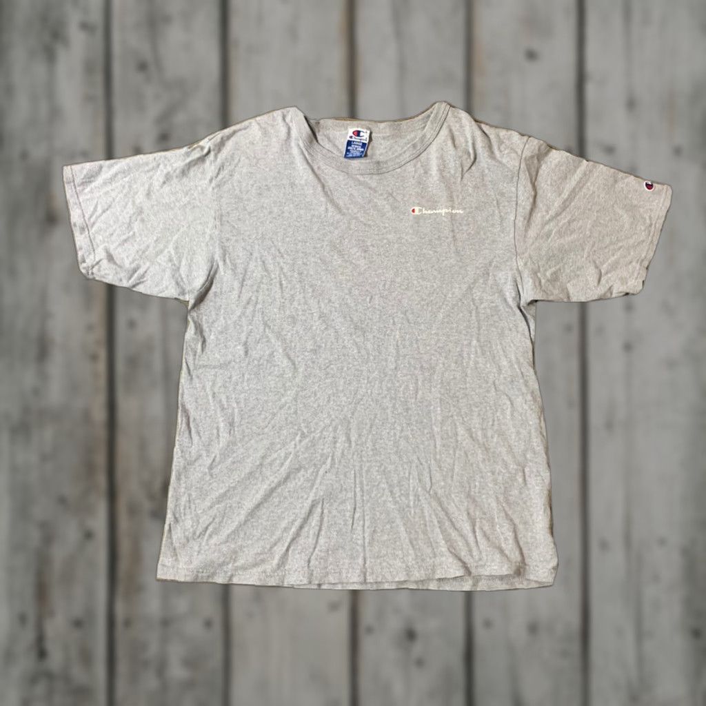 Champion VINTAGE 90s Champion Gray Short Sleeve T Shirt Adult Large Mens Size US L / EU 52-54 / 3 - 1 Thumbnail