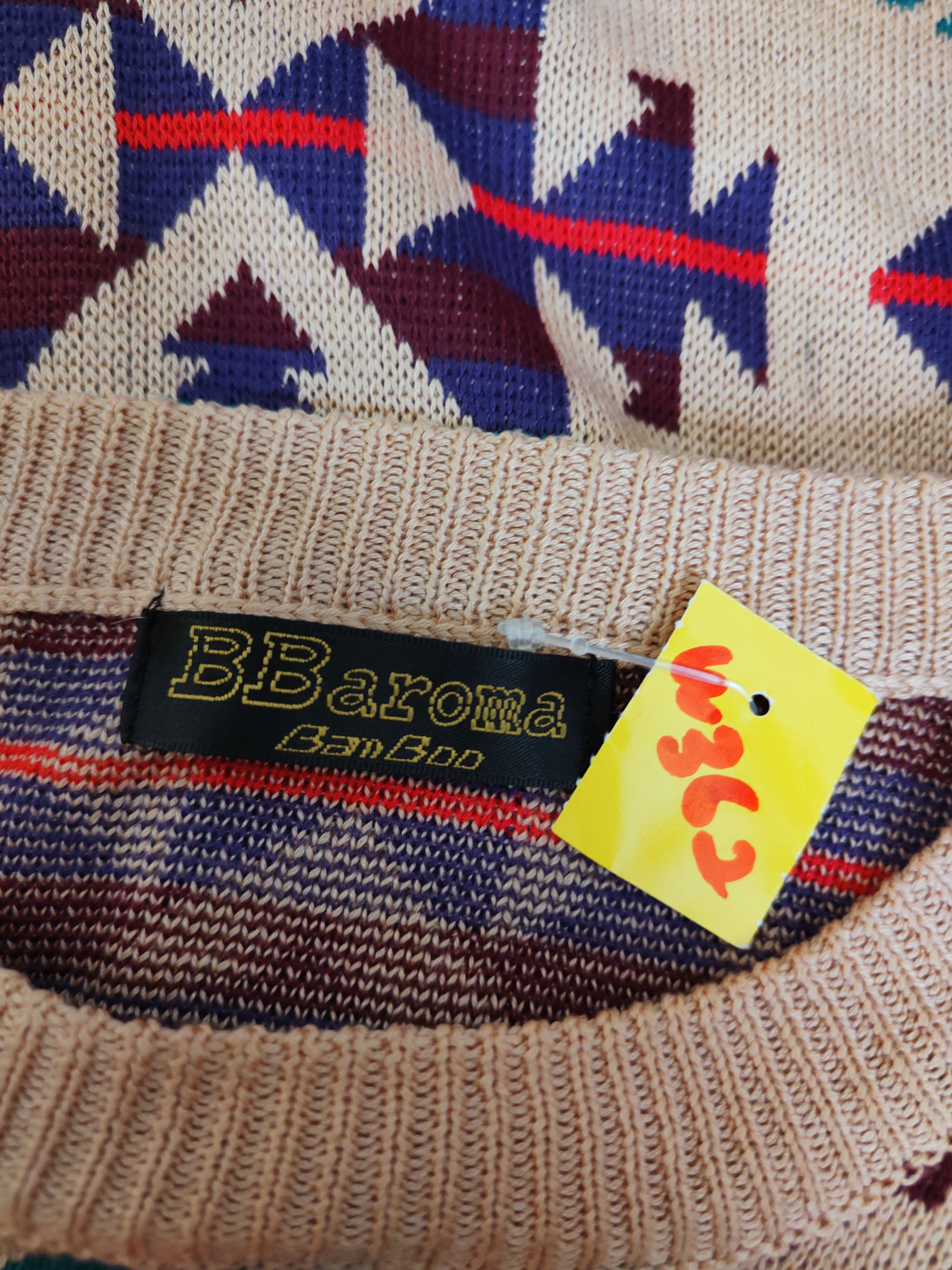 Homespun Knitwear Bbaroma Bamboo Peach Knitwear Crop Tops #W362 Size US M / EU 48-50 / 2 - 11 Thumbnail