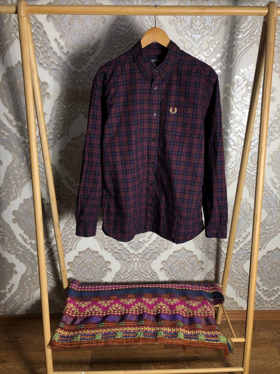 Fred Perry × Vintage VERY RARE FRED PERRY LONG SLEEVE SHIRT CASUAL DESIGNER DELUX Size US L / EU 52-54 / 3 - 1 Thumbnail