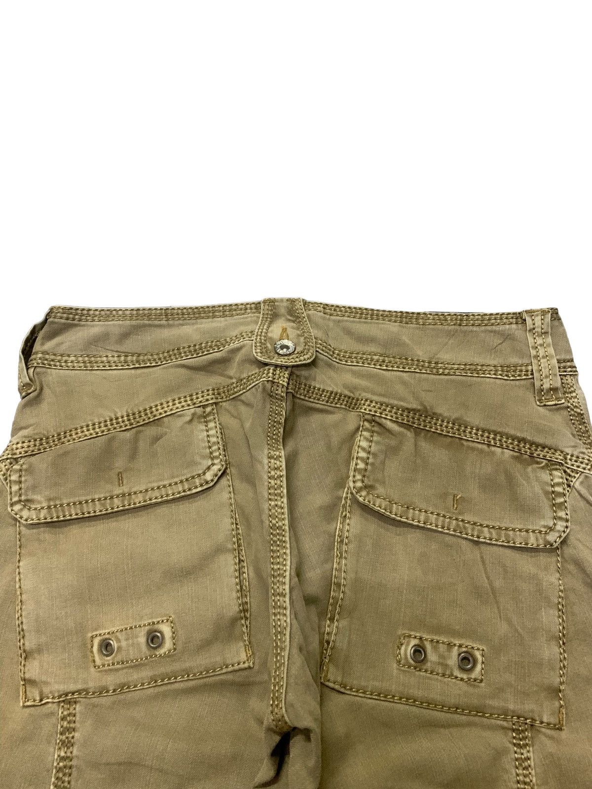Japanese Brand Flamingo Firm Wide Leg Heavy Stitch Pants Size 29" - 11 Thumbnail
