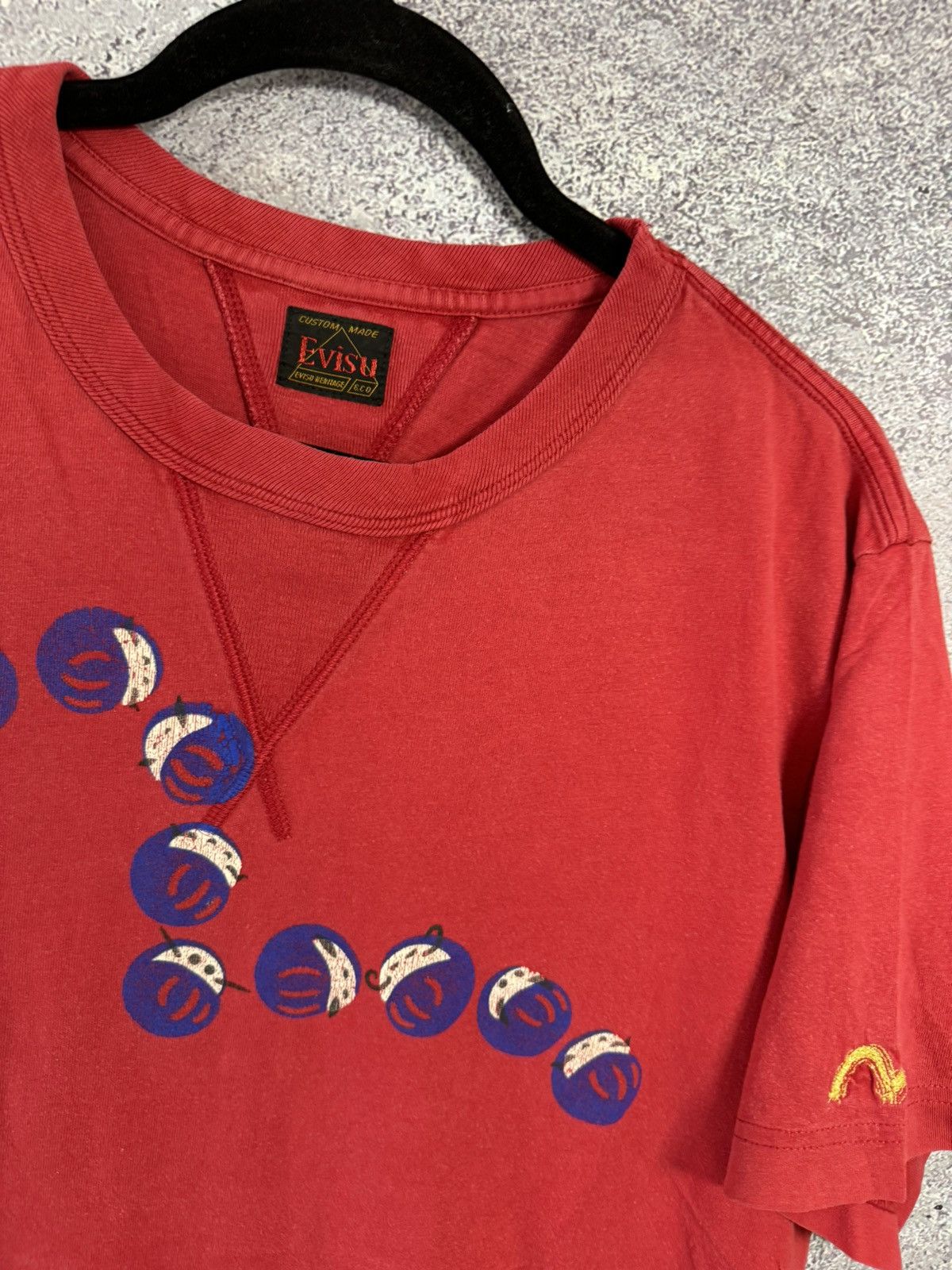Evisu × Japanese Brand × Vintage Vintage Evisu Big logo tee y2k 90’s L size Size US L / EU 52-54 / 3 - 9 Thumbnail