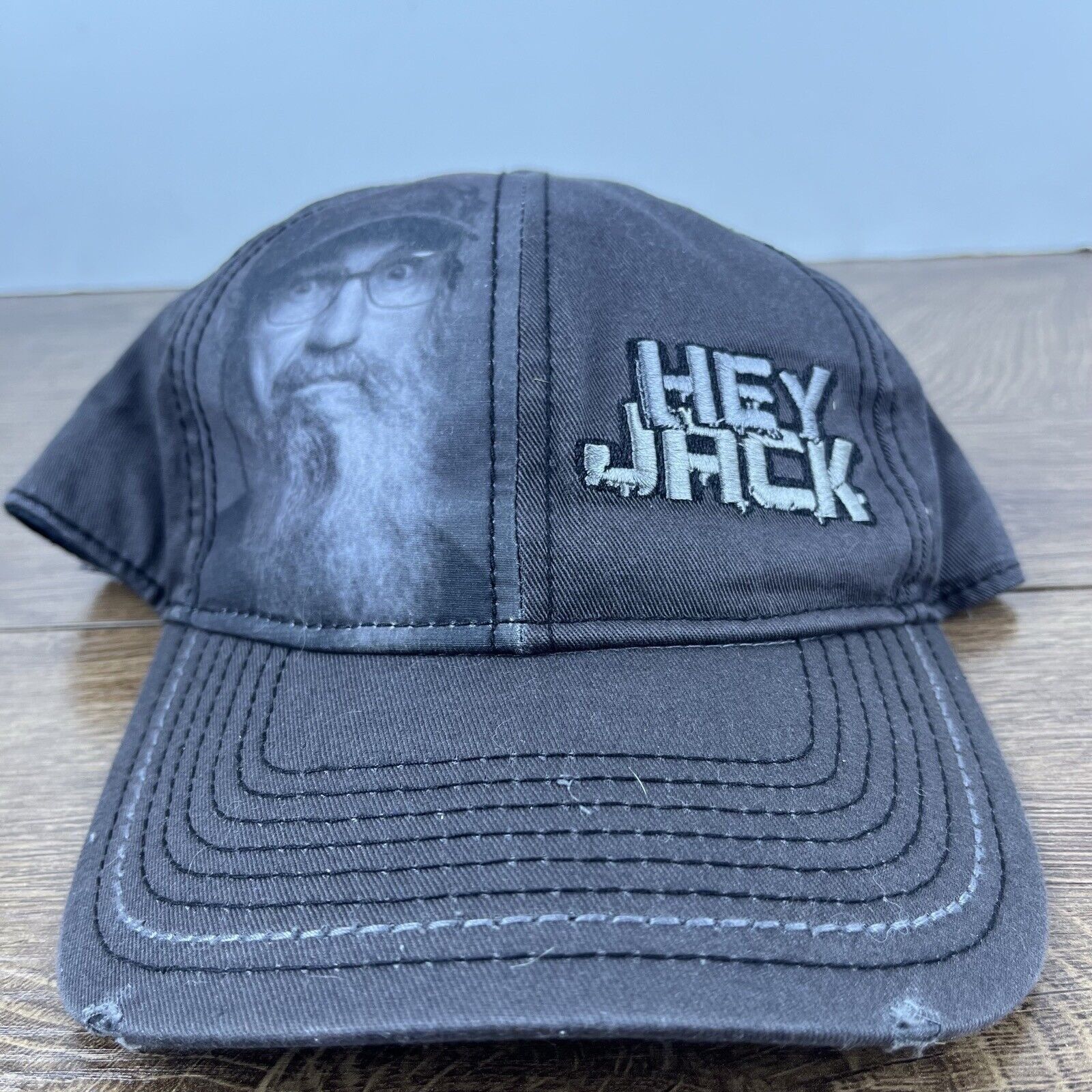 Other Hey Jack Hat Uncle Si Hat Gray Adjustable Hat Gray Adult Duc Size ONE SIZE - 1 Thumbnail