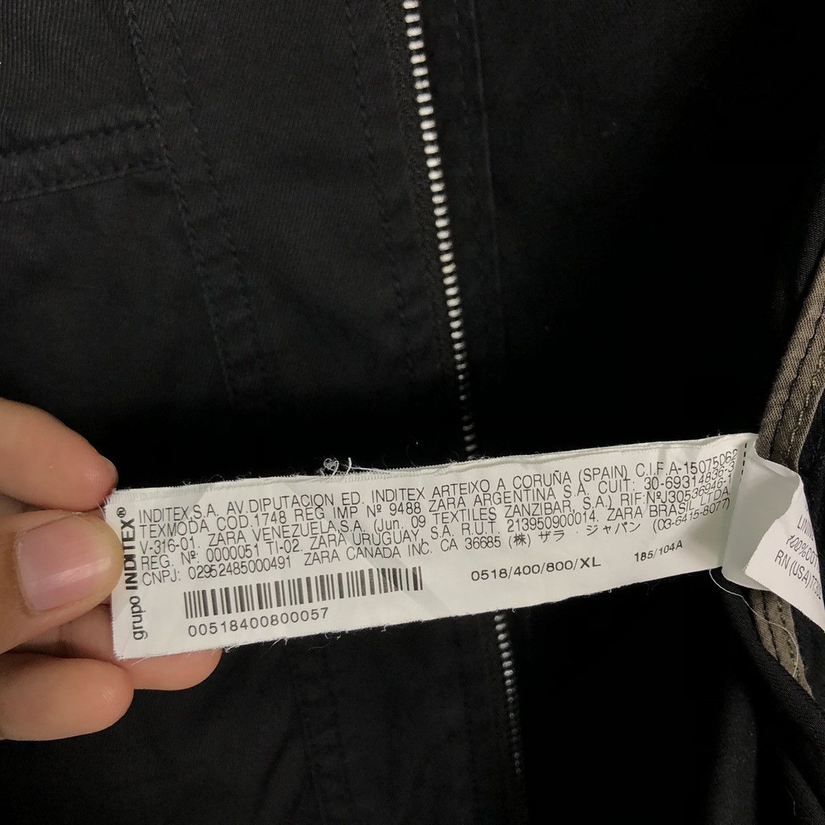 Japanese Brand 🔥Biker Bondage Parachute Jacket Double Breast Zara Man Size US XL / EU 56 / 4 - 14 Thumbnail
