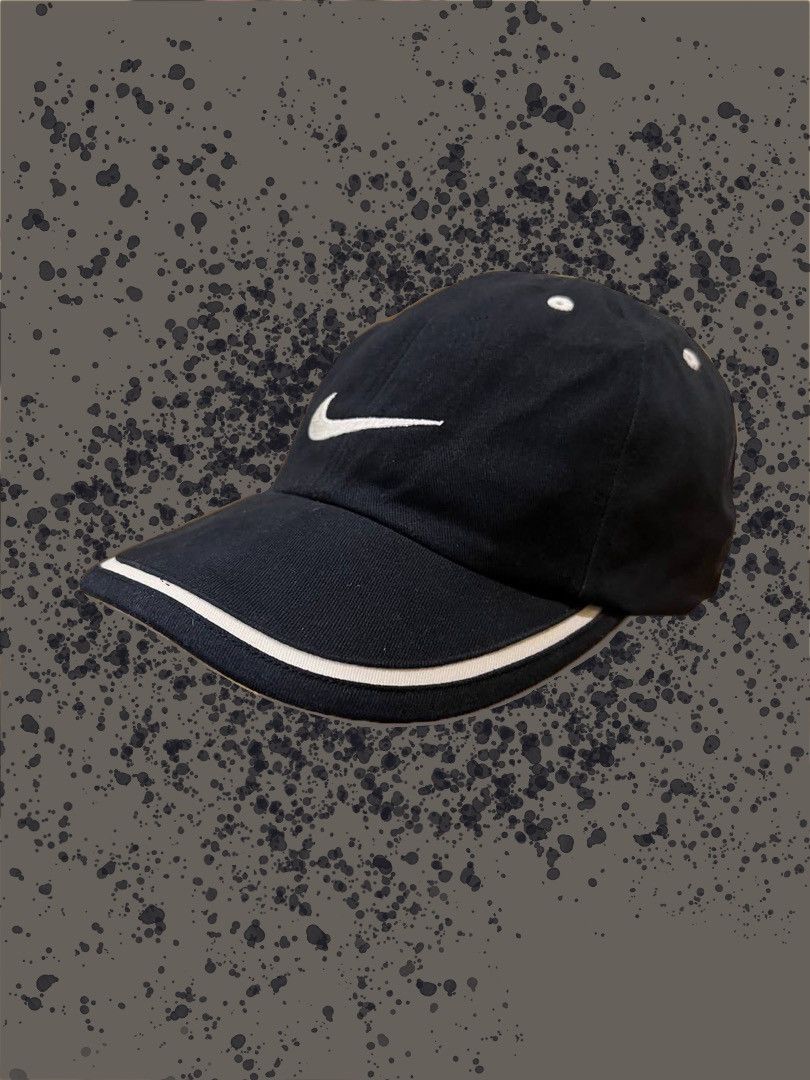 Nike Black Nike Cap Size ONE SIZE - 3 Thumbnail