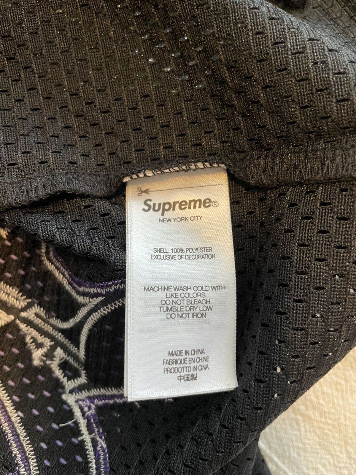 Supreme Supreme Old English Baseball Jersey Black (SS25) Size US M / EU 48-50 / 2 - 7 Thumbnail