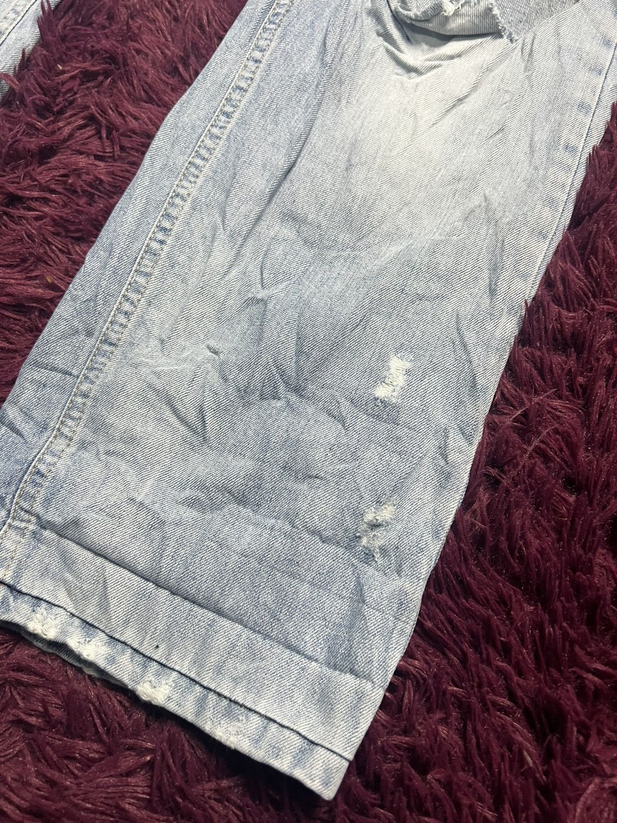 Desigual Desigual Men's Distressed Denim Jeans (47) Size US 38 / EU 54 - 8 Thumbnail