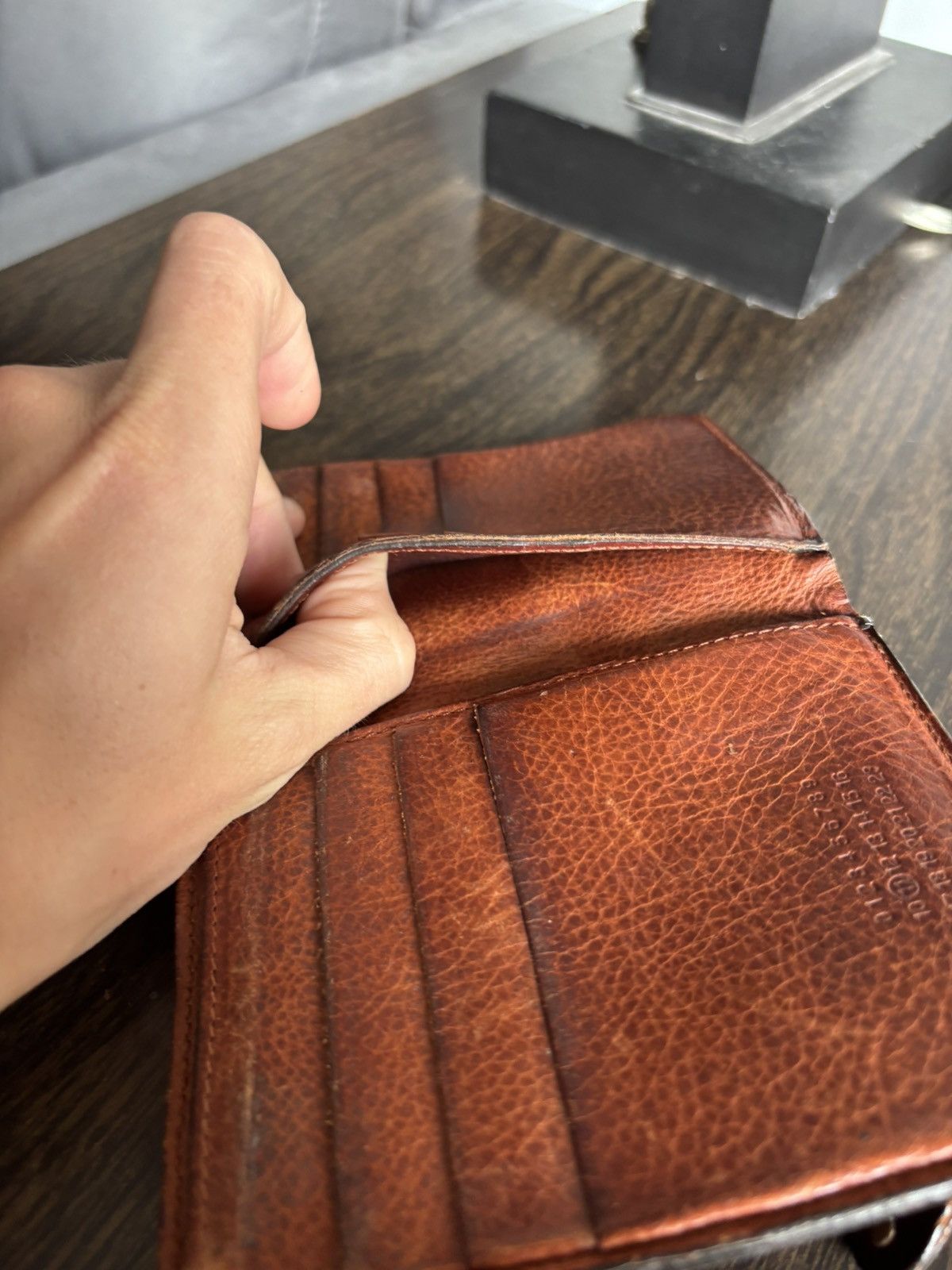 Maison Margiela Brown Margiela Wallet Size ONE SIZE - 7 Thumbnail