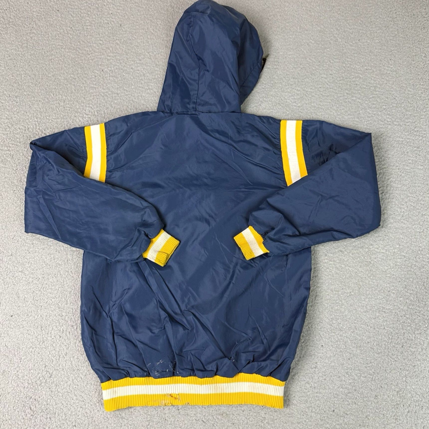 Champion VINTAGE Champion Jacket Adult Small Varsity St. Paul’s USA 80s Blue Nylon Zip Pockets Mens Size US S / EU 44-46 / 1 - 5 Thumbnail