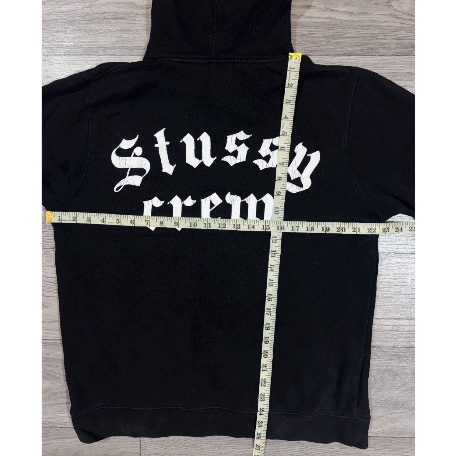 Logo 7 VINTAGE Stussy Crew Logo Black Hoodie Mens Large Sz Large Pullover Streetwear Logo 90s Decade Mens Size US L / EU 52-54 / 3 - 3 Thumbnail
