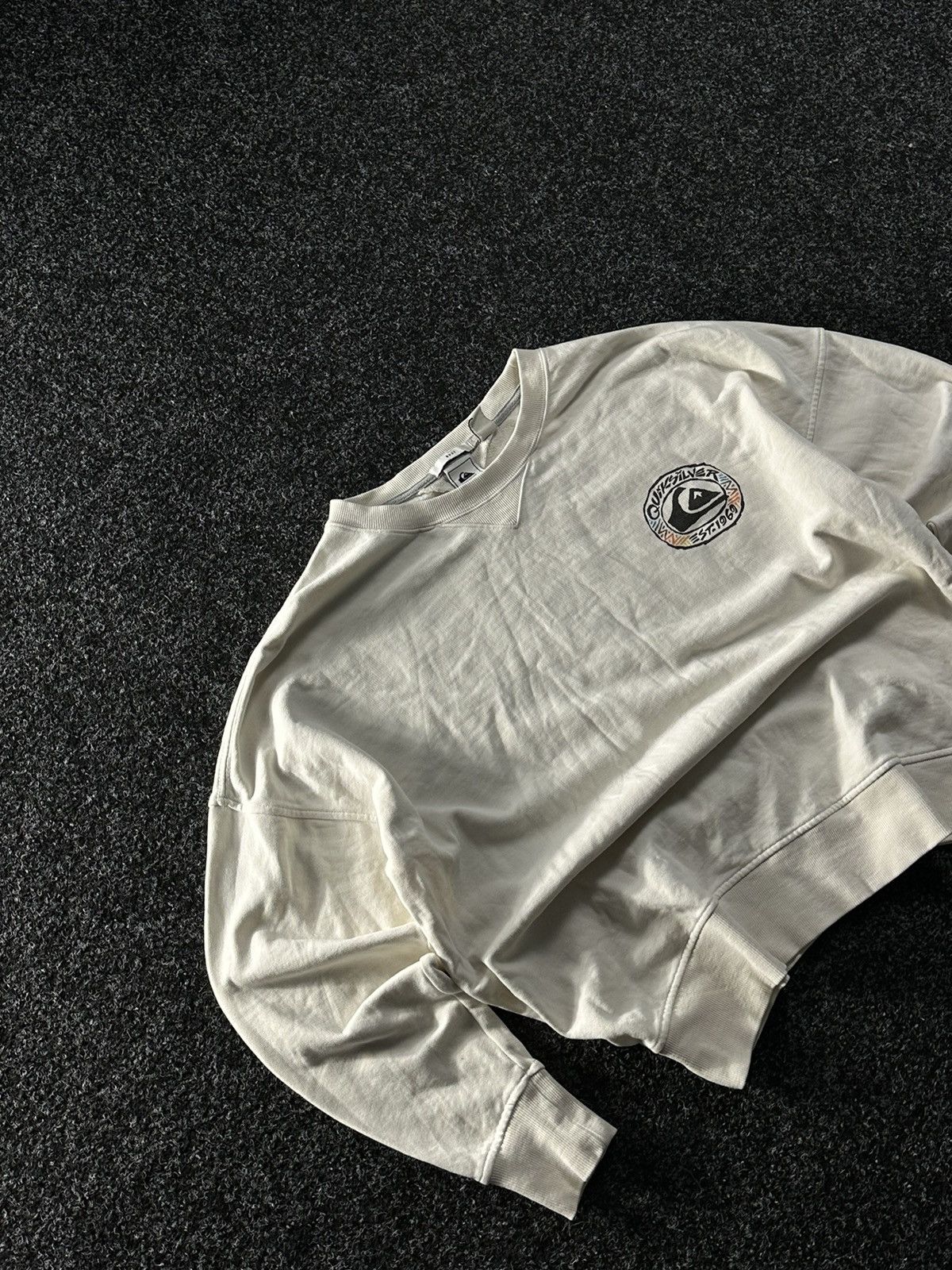 Quicksilver × Vintage 🚨Crazy Vintage Quicksilver BOXY Sweatshirt Size M SURF rare Size US M / EU 48-50 / 2 - 2 Thumbnail