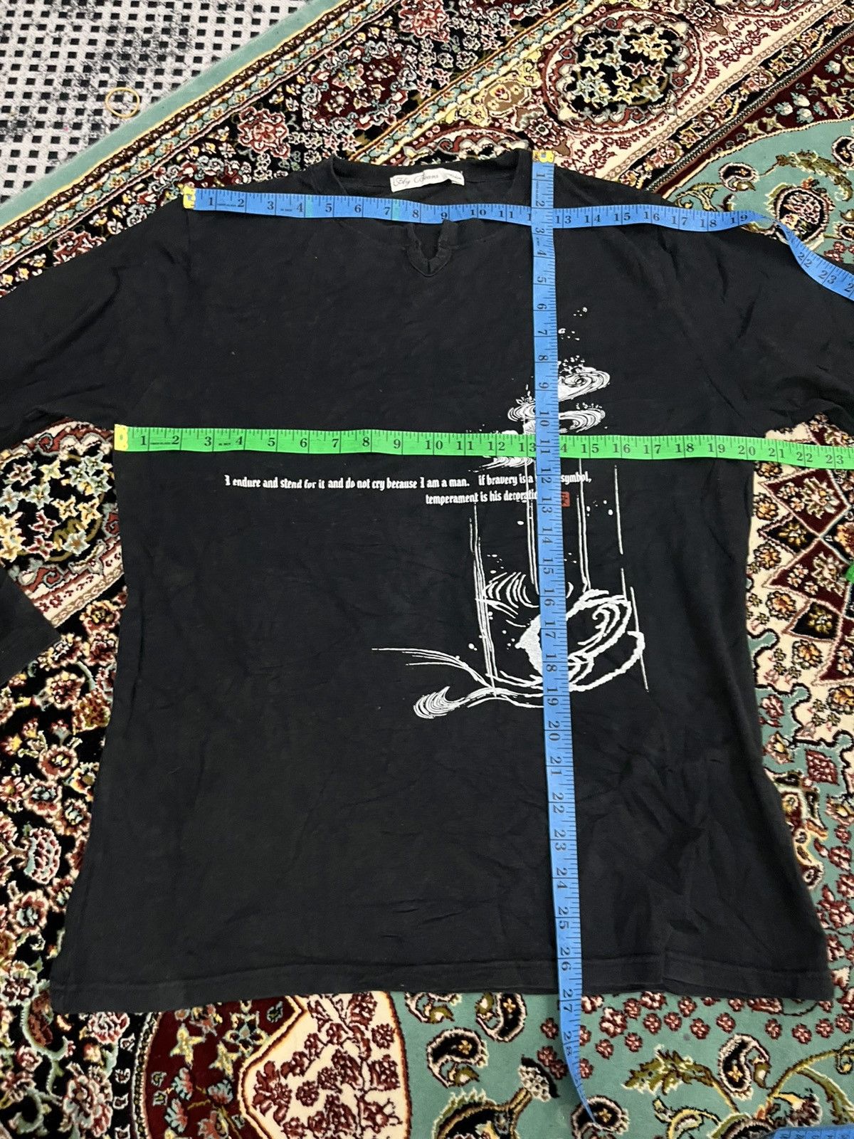 Addaptation Japan 💥Fly Beans Koi Fish Sukajan Tee Size US M / EU 48-50 / 2 - 10 Thumbnail