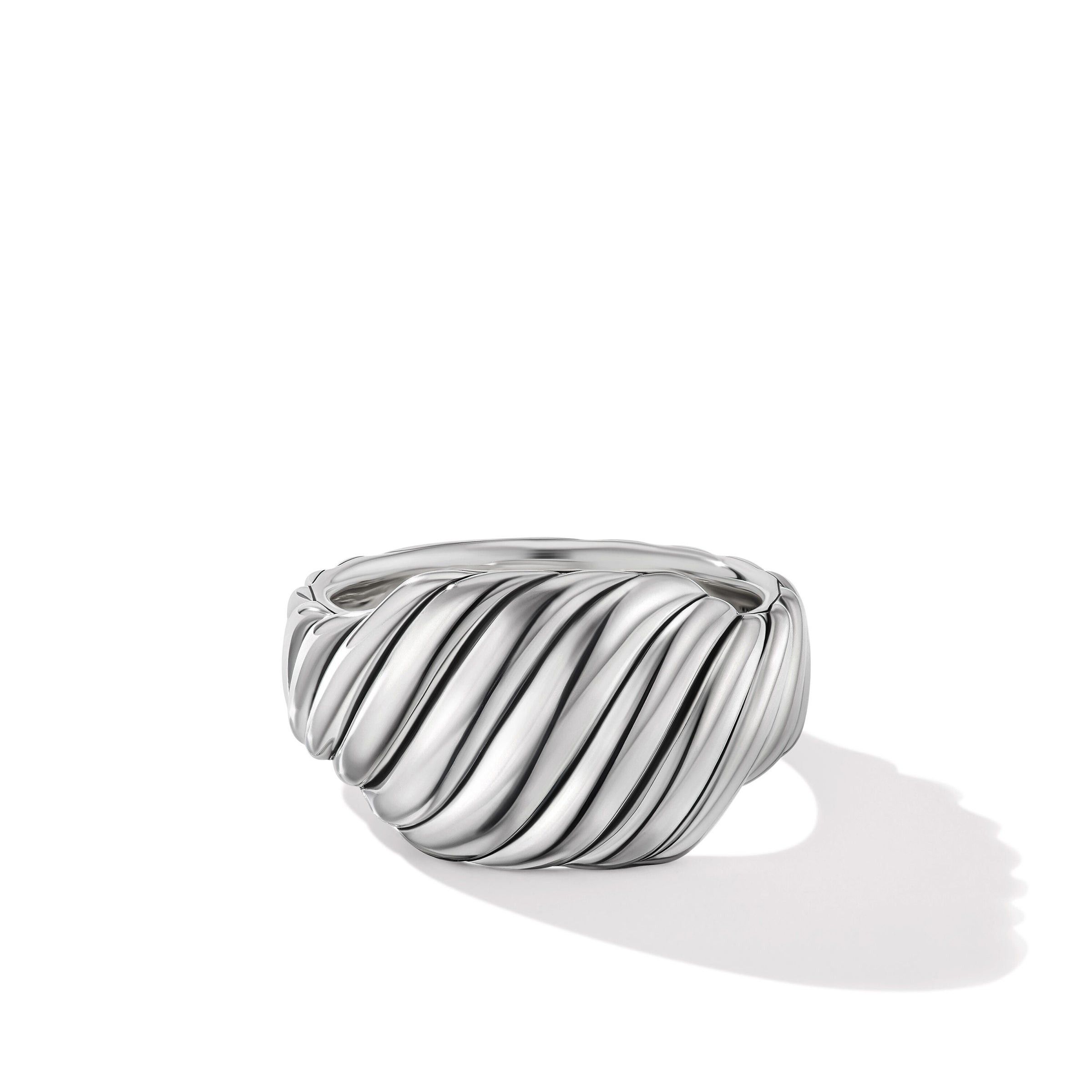 David Yurman o1w1db10525 R17536 Size:6/Sculpted Ring in Silver Size ONE SIZE - 1 Thumbnail