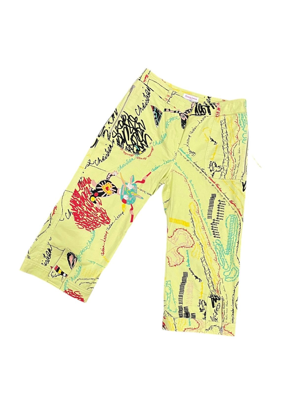 Christian Lacroix Christian Lacroix Banner Capri Shorts Size 26" / US 2 / IT 38 - 7 Thumbnail