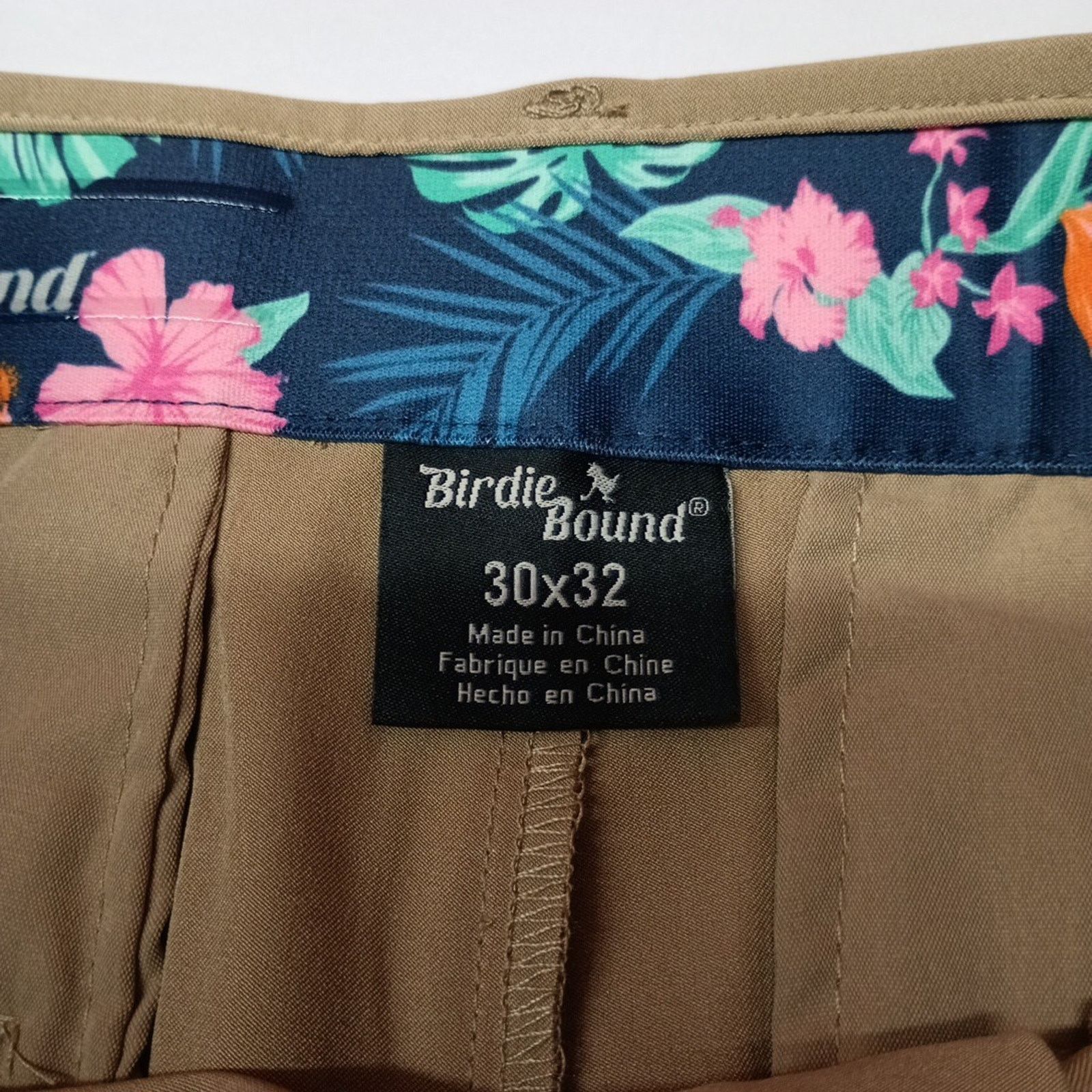 Other Birdie Bound Golf Pants Men's Size 30x32 Khaki Flex Straight Size US 30 / EU 46 - 6 Thumbnail
