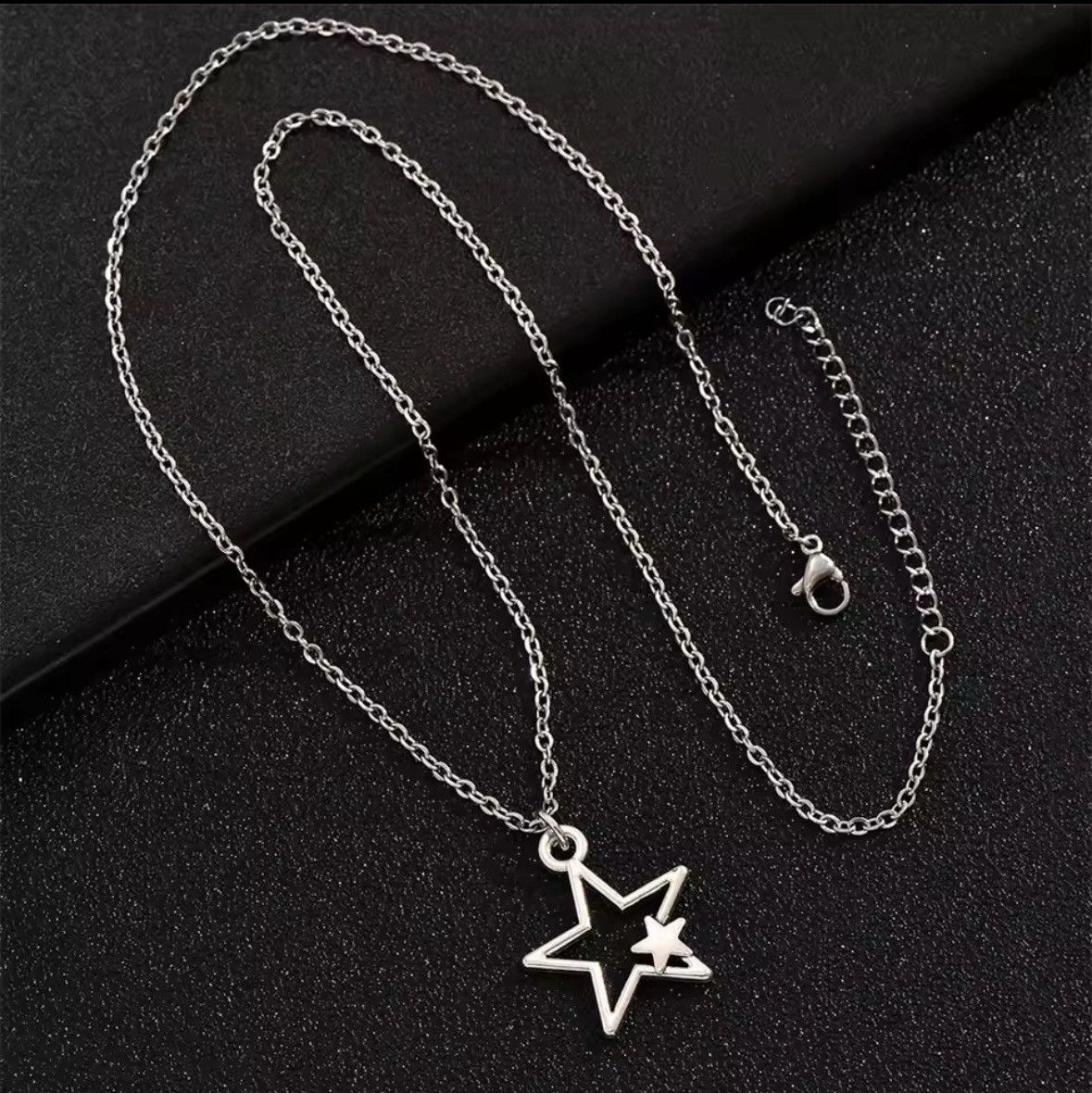 Other Newest Fashion Tibetan Hollow Double Star Pendant Necklace Size ONE SIZE - 1 Thumbnail