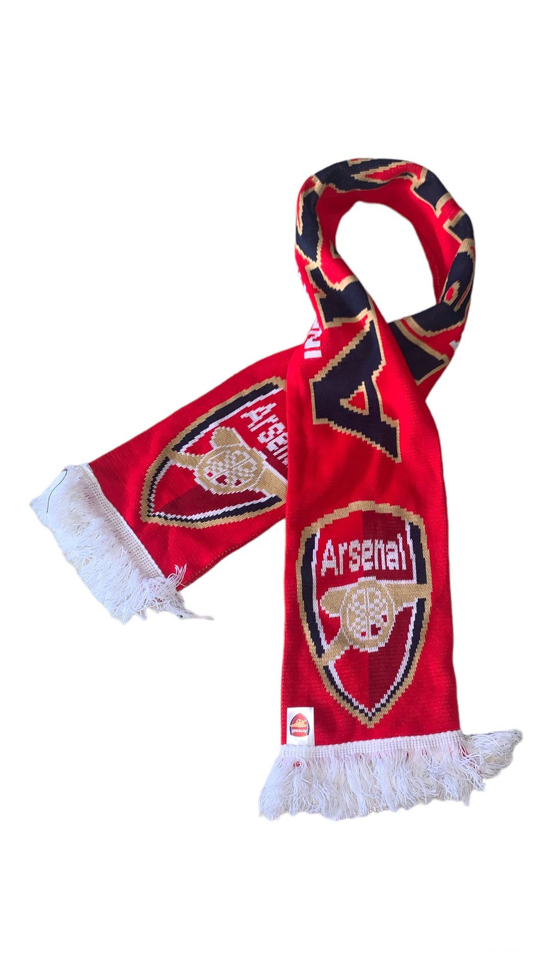 Vintage Arsenal Football Club Scarf / Muffler Size ONE SIZE - 1 Thumbnail