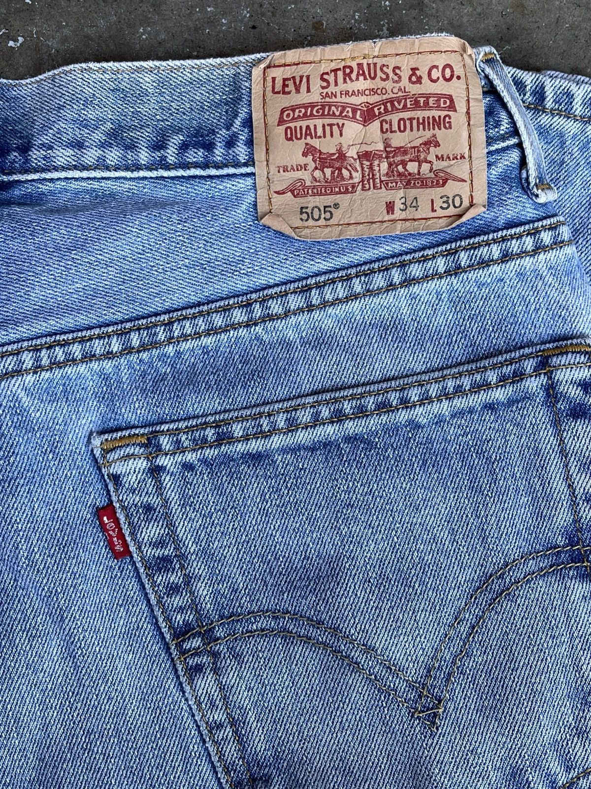 Levi's Levis 505s Denim Pants Size US 34 / EU 50 - 1 Thumbnail