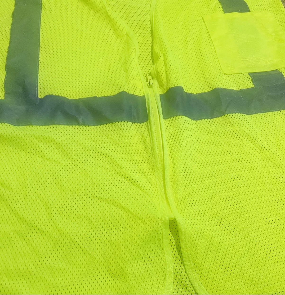 Other ANSI ISEA MESH HI VIS REFLECTIVE CONSTRUCTION SAFETY VEST XL Size US XL / EU 56 / 4 - 2 Thumbnail