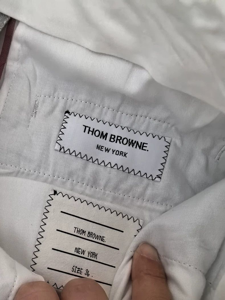 Thom Browne Thom Browne Linen trousers Size 35" - 6 Thumbnail