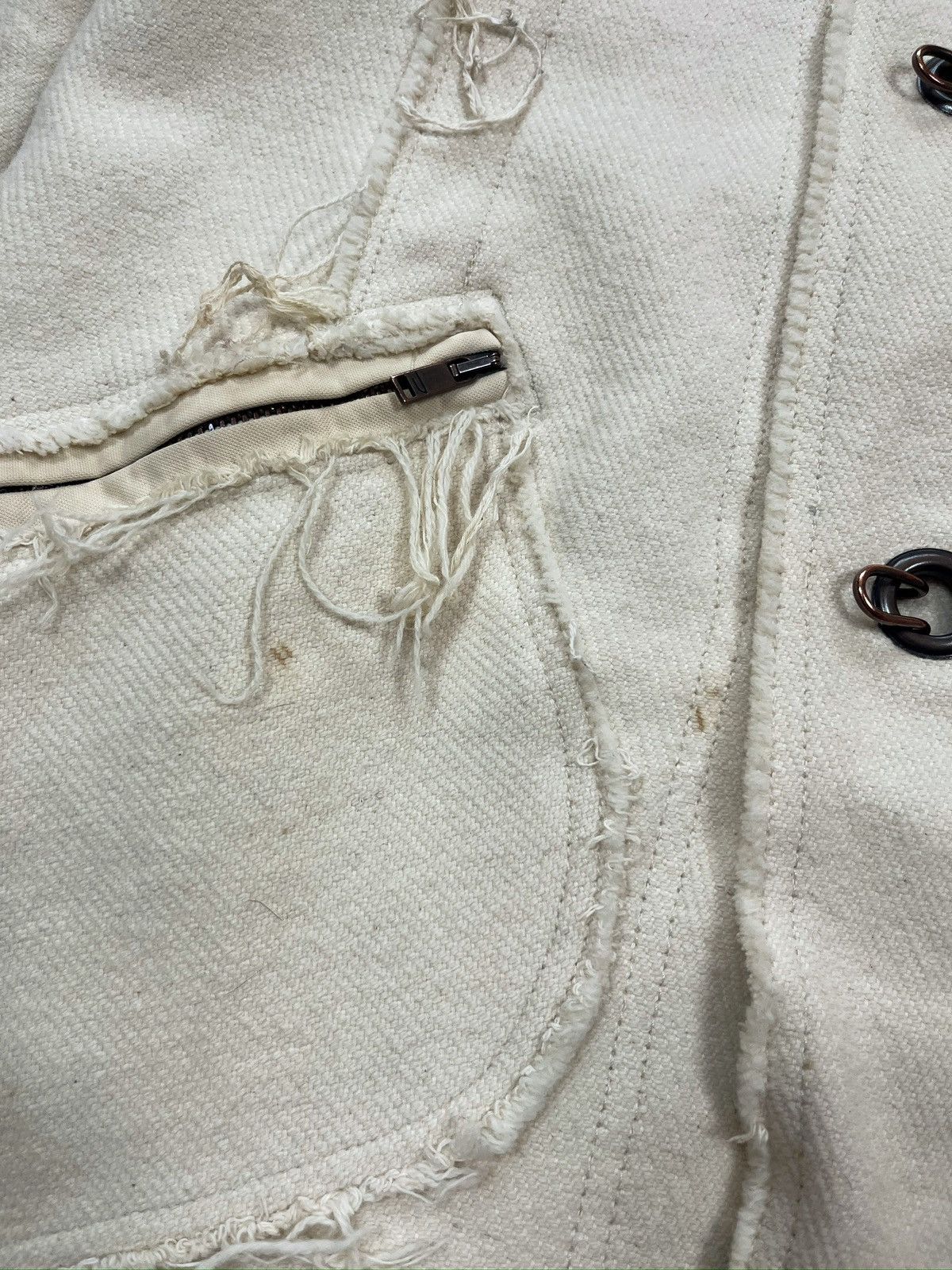 Diesel Diesel Trench Coat Denim Wool Grunge Y2K Vintage Size M Size M / US 6-8 / IT 42-44 - 10 Thumbnail