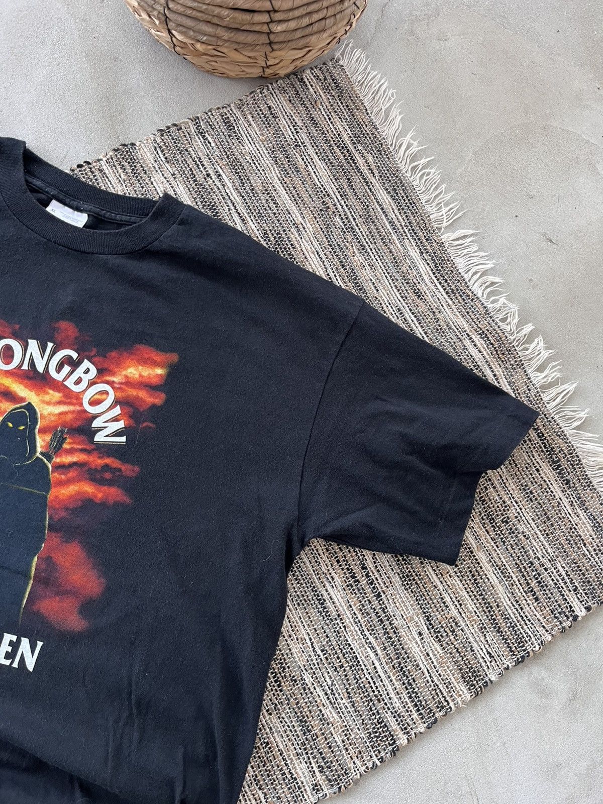 Gildan Vintage Halloween 1997 Grim Reaper Black Avantgarde Tshirt Size US XL / EU 56 / 4 - 4 Thumbnail