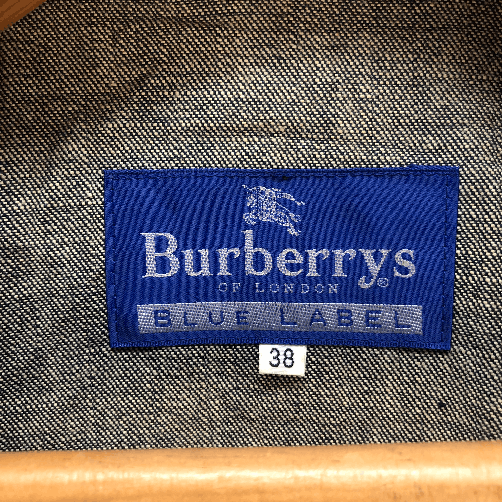 Burberry BURBERRYS OF LONDON BLUE LABEL DENIM LONG JACKET #6682-79 Size US S / EU 44-46 / 1 - 8 Thumbnail