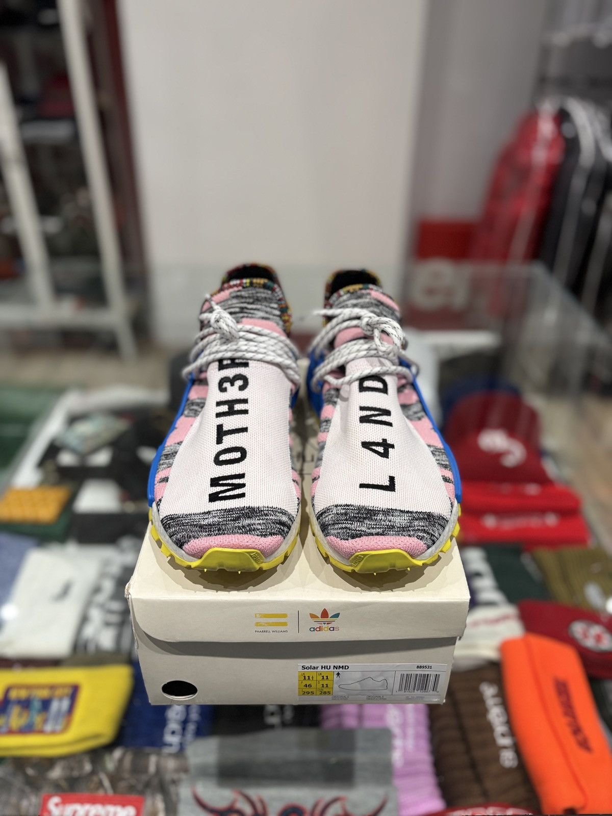Adidas Adidas NMD Hu Pharrell Solar Pack Mother Size: 11.5 Size US 11.5 / EU 44-45 - 3 Thumbnail
