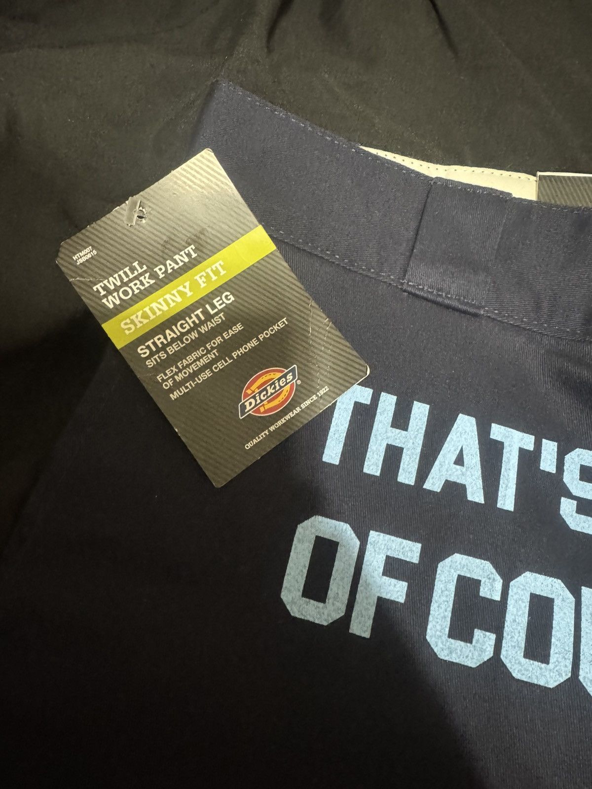 Awful Lot of Cough Syrup BNWT Awful Lot Of Cough Syrup Dickies Pants Navy Blue 32x30 Size US 32 / EU 48 - 10 Thumbnail