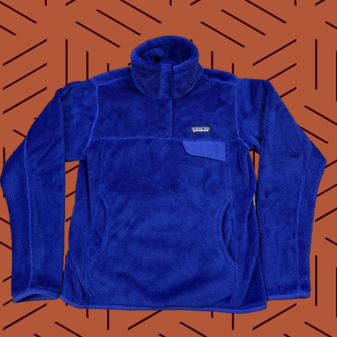 Patagonia PATAGONIA WOMENS JACKET Snap-T Fleece Pullover Deep Purple Blue SMALL Size S / US 4 / IT 40 - 1 Thumbnail