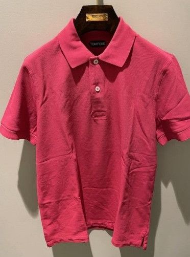 image of Tom Ford O1W1Db10124 Polo Shirt In Pink, Men's (Size XL)