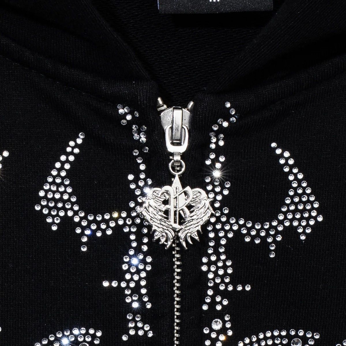 Revenge REVENGE | ROSE SWORD BEJEWELED ZIP BLACK/CRYSTAL Size US M / EU 48-50 / 2 - 3 Thumbnail