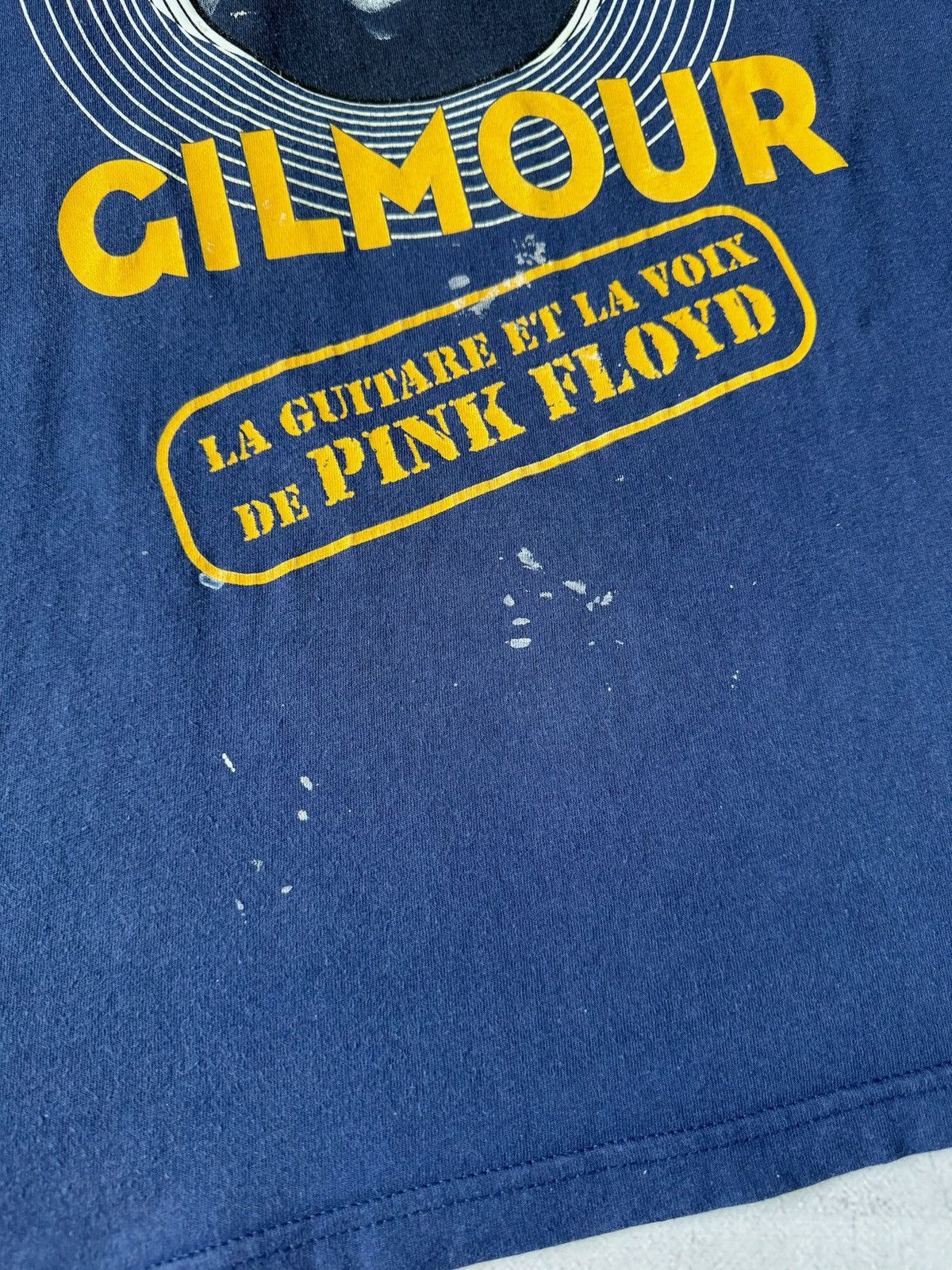 Vintage Vintage 90s David Gilmour T Shirt Tee Pink Floyd Very Rare Size US XL / EU 56 / 4 - 4 Thumbnail