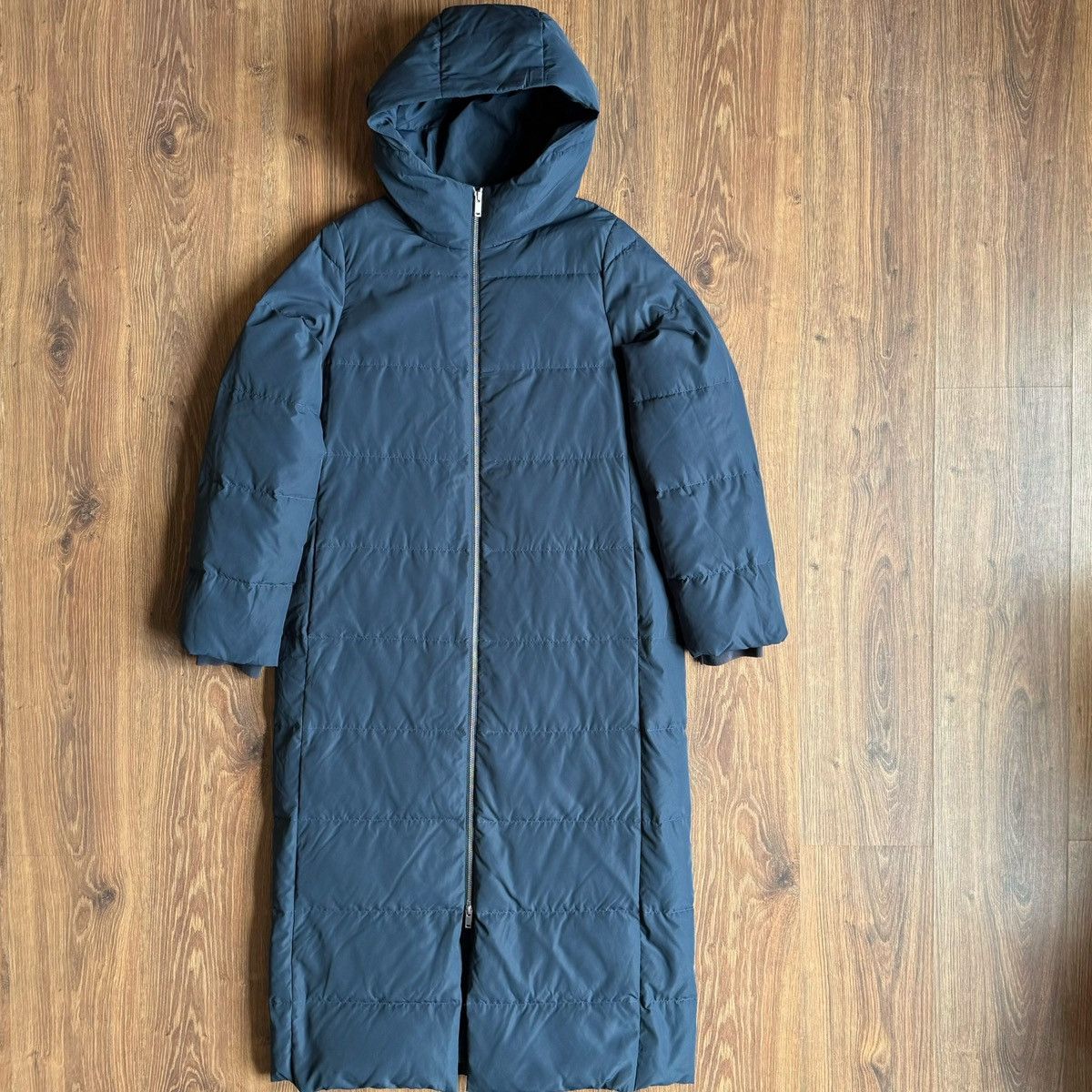 COS SUPER LONG DOWN Quilted Parka Coat Jacket Women's EU 38