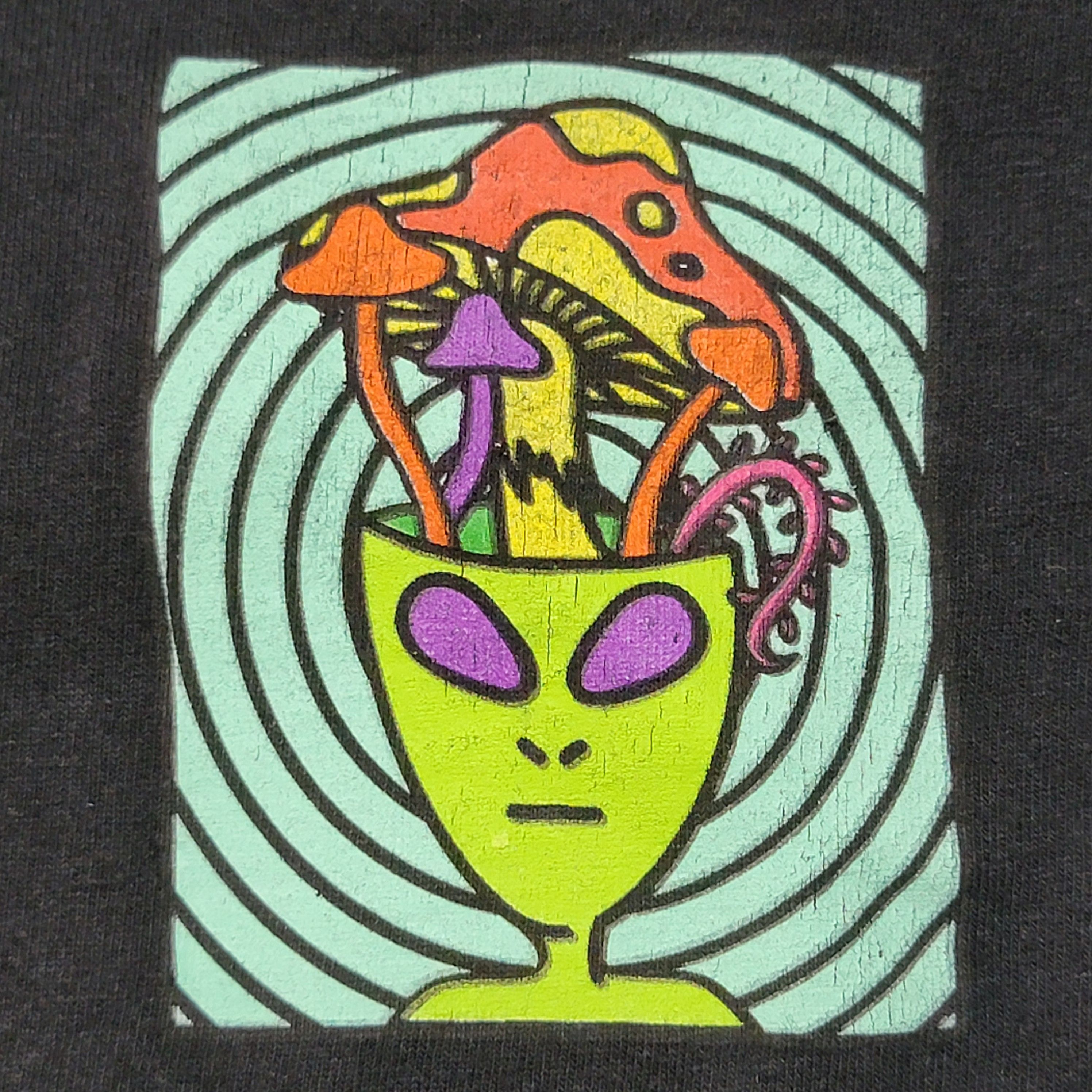 A.LAB Alab SS Black Unisex Tee "Expand Your Mind" - Size Medium Size US M / EU 48-50 / 2 - 4 Thumbnail