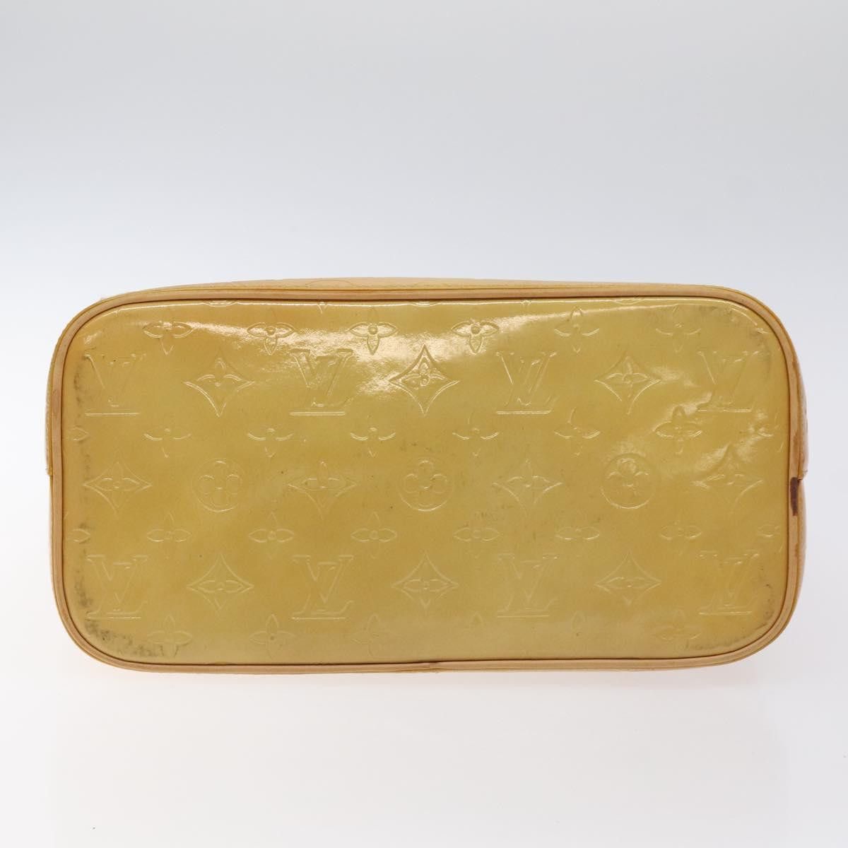 Louis Vuitton LOUIS VUITTON Monogram Vernis Houston Hand Bag Beige M91004 Size ONE SIZE - 9 Thumbnail