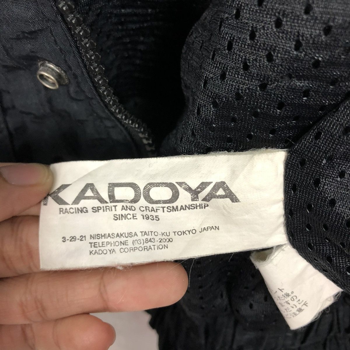 Kadoya 🔥VINTAGE RACING BOMBER JACKET MOTORCYCLE KADOYA NEWCONCEPTER Size US L / EU 52-54 / 3 - 22 Thumbnail