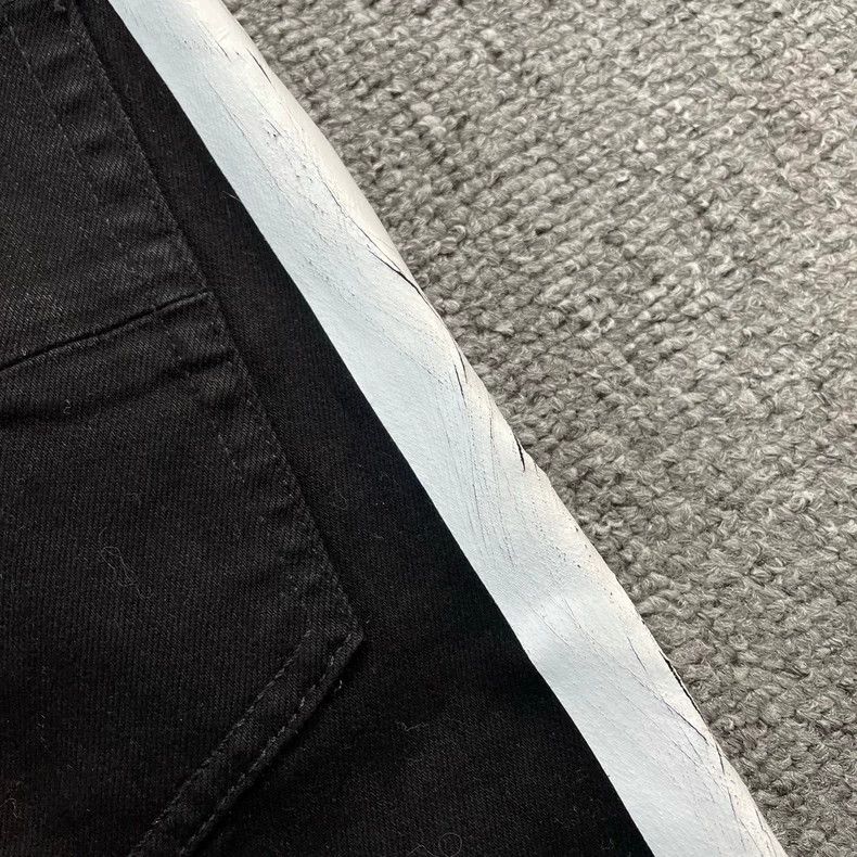 Amiri Amiri black and white striped jeans Size US 34 / EU 50 - 5 Thumbnail