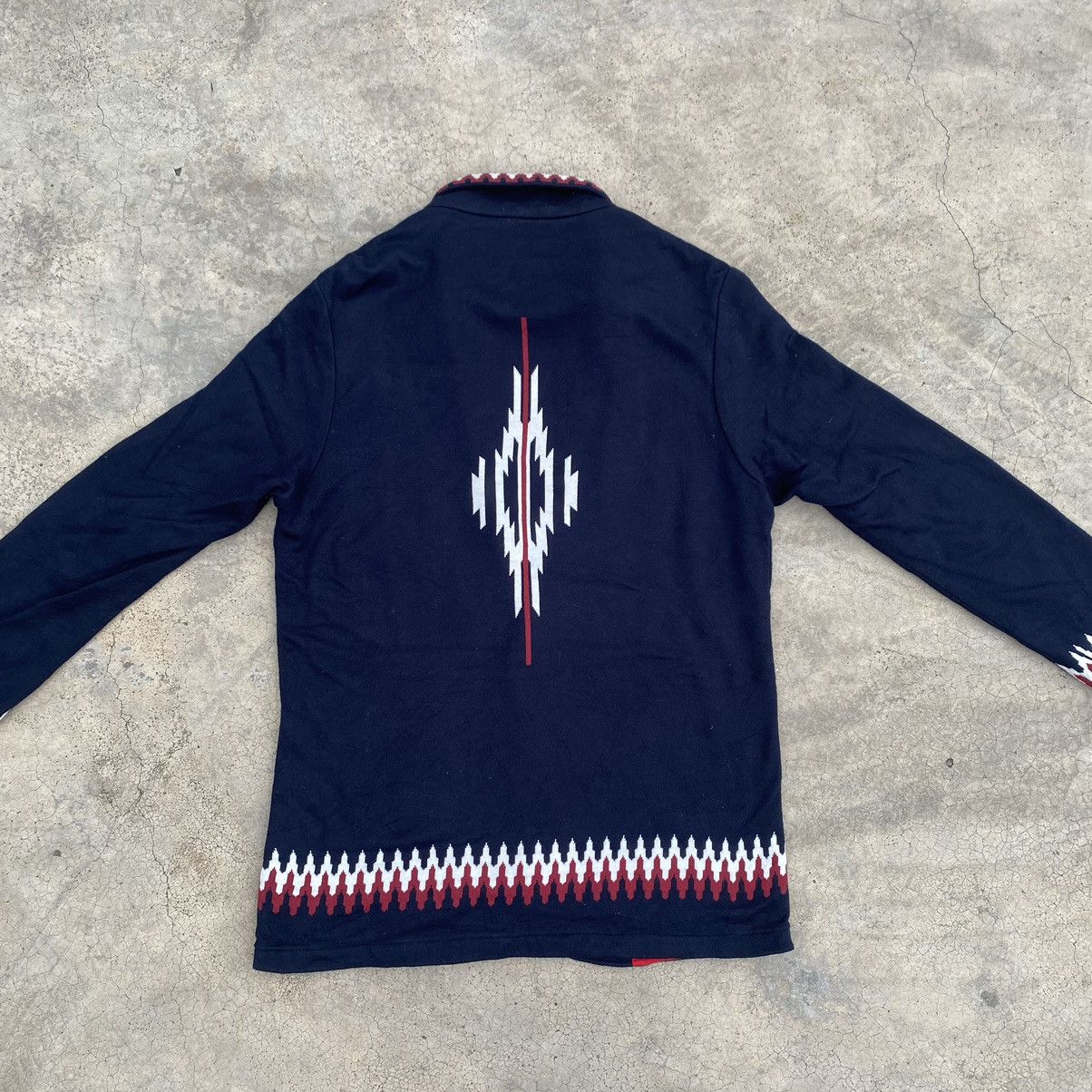 Japanese Brand Japanese Native Chimayo Pattern Knit Jacket Size US S / EU 44-46 / 1 - 2 Thumbnail