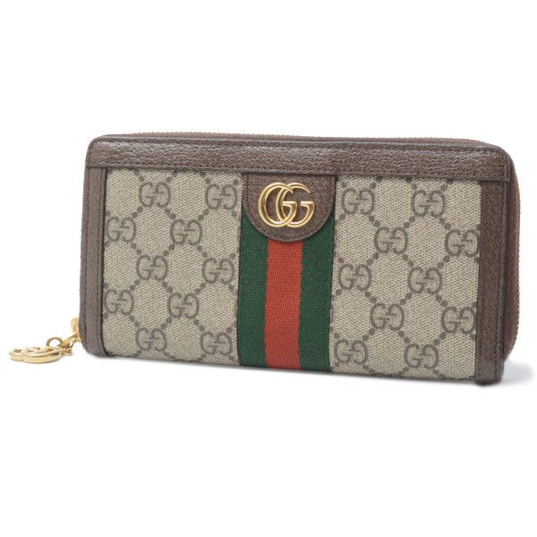 Gucci Gucci Gucci Ophidia GG Supreme Zip Wallet Others Long Wallet 523154 in Great Condition Size ONE SIZE - 1 Thumbnail