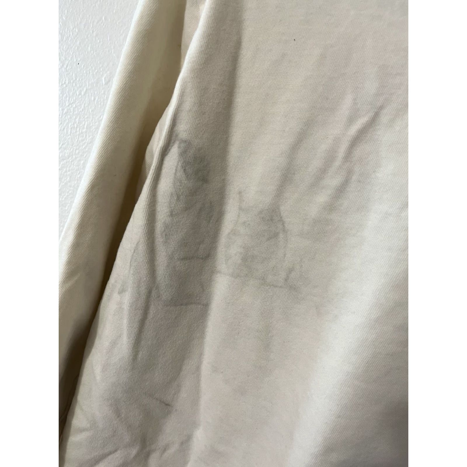 Disney Disney Winnie The Pooh Women's Polo Sweatshirt Cream Size M Adult Women Polo Top Embroidered 100% Cotton Sweatshirt Size M / US 6-8 / IT 42-44 - 5 Thumbnail