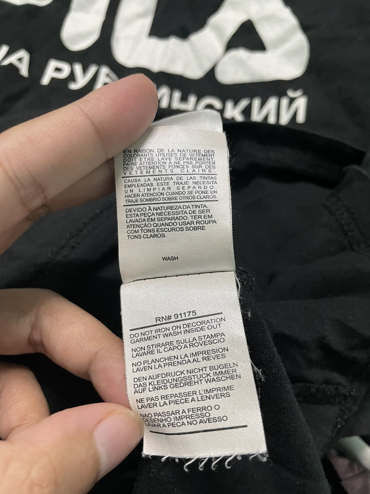 Fila × Gosha Rubchinskiy Fila x Gosha A$AP ROCKY big logo Size US M / EU 48-50 / 2 - 7 Thumbnail