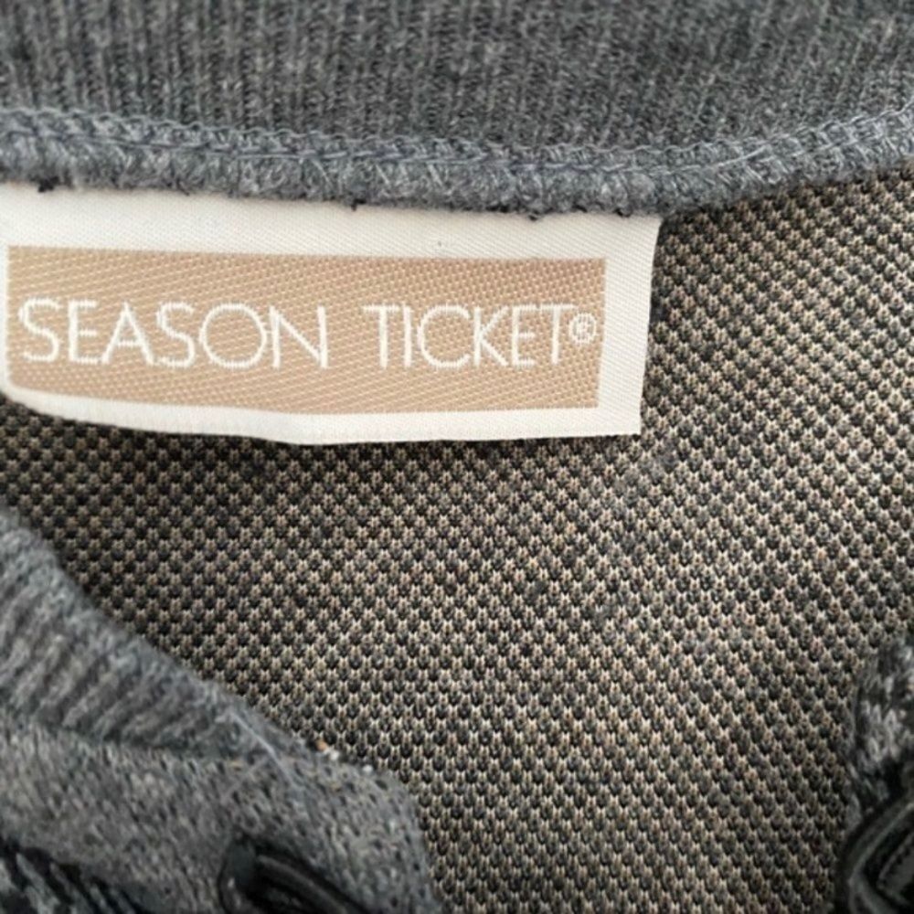 Other Vintage Season Ticket Women’s Grey Floral Sweatshirt Pullove Size L / US 10 / IT 46 - 3 Thumbnail