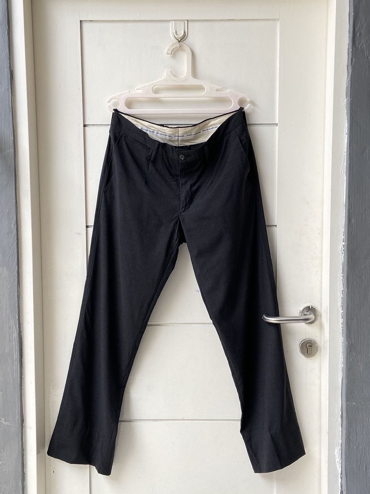 Dolce & Gabbana DOLCE & GABBANA Black Long Pants Size US 30 / EU 46 - 11 Thumbnail