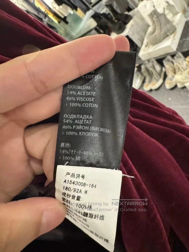 Haider Ackermann Haider Ackermann Red Velvet Bomber Jacket. Size US M / EU 48-50 / 2 - 4 Thumbnail