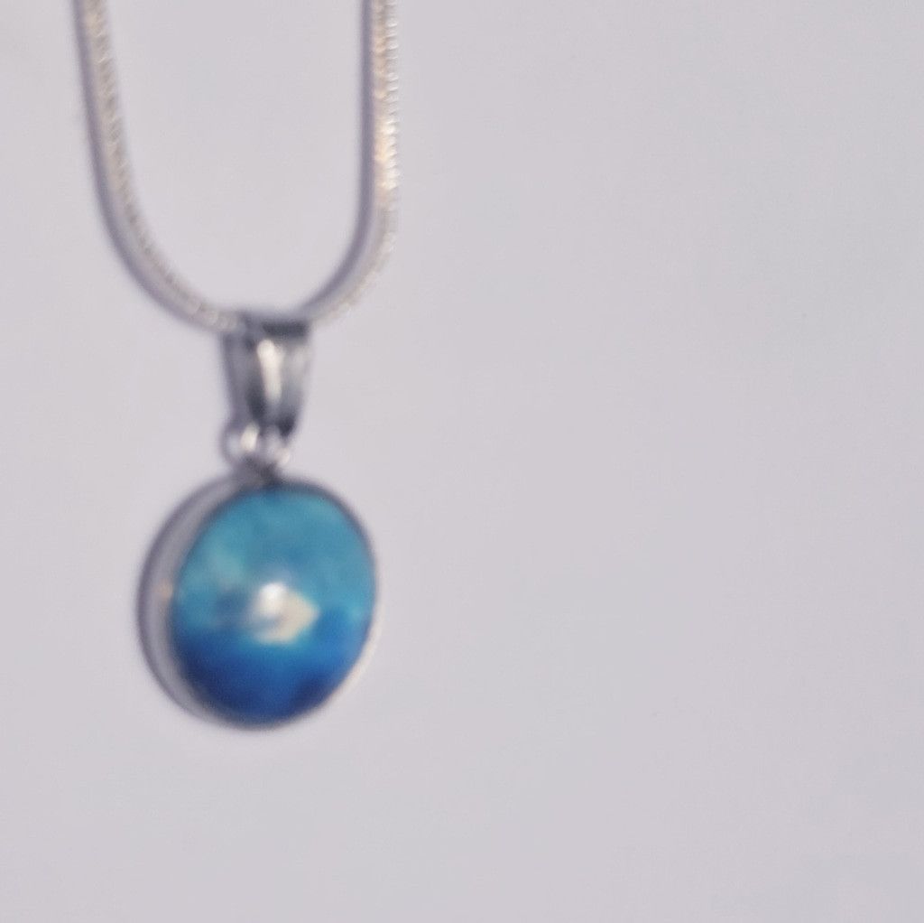 Handmade 925 Sterling Silver nebula galaxy necklace Size ONE SIZE - 3 Thumbnail